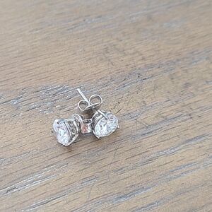 Elegant Silver Stud Earrings